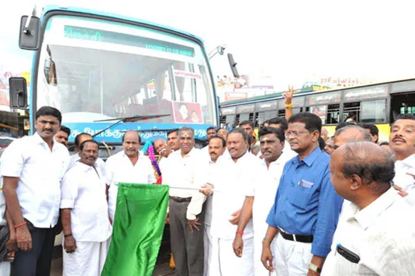 new air conditioned bus service 